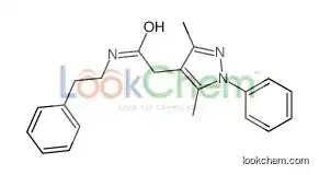 2-(3,5-dimethyl-1-phenylpyrazol-4-yl)-N-(2-phenylethyl)acetamide