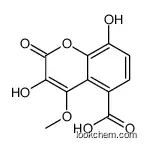 3,8-dihydroxy-4-methoxy-2-oxochromene-5-carboxylic acid