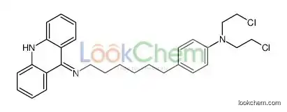 N-[6-[4-[bis(2-chloroethyl)amino]phenyl]hexyl]acridin-9-amine