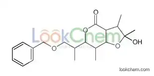 2-hydroxy-2,3,7-trimethyl-6-(1-phenylmethoxypropan-2-yl)-3a,6,7,7a-tetrahydro-3H-furo[3,2-c]pyran-4-one