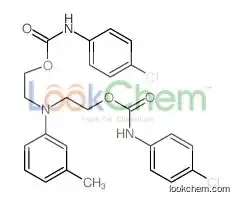 2-[N-[2-[(4-chlorophenyl)carbamoyloxy]ethyl]-3-methylanilino]ethyl N-(4-chlorophenyl)carbamate