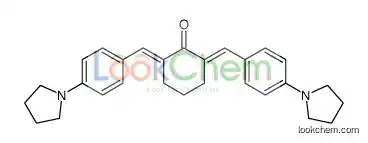 2,6-bis[(4-pyrrolidin-1-ylphenyl)methylidene]cyclohexan-1-one