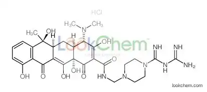2-Naphthacenecarboxamide, N-[[4-(amidinoamidino)-1-piperazinyl]methyl]-4-(dimethylamino)-1,4,4a,5,5a,6,11,12a-octahydro-3,6,10,1