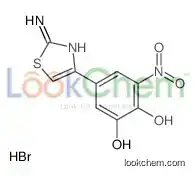 5-(2-amino-1,3-thiazol-4-yl)-3-nitrobenzene-1,2-diol,hydrobromide