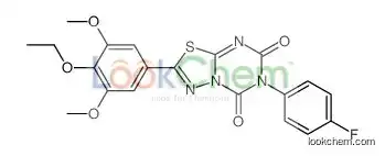 2-(4-ethoxy-3,5-dimethoxyphenyl)-6-(4-fluorophenyl)-[1,3,4]thiadiazolo[3,2-a][1,3,5]triazine-5,7-dione