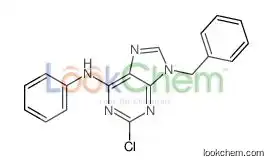 9-benzyl-2-chloro-N-phenylpurin-6-amine