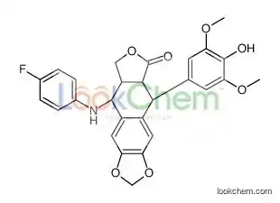 (5S,5aS,8aR,9R)-5-(4-fluoroanilino)-9-(4-hydroxy-3,5-dimethoxyphenyl)-5a,6,8a,9-tetrahydro-5H-[2]benzofuro[5,6-f][1,3]benzodioxo