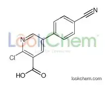 2-chloro-5-(4-cyanophenyl)pyridine-3-carboxylic acid
