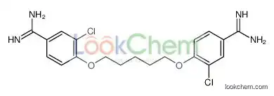 4-[5-(4-carbamimidoyl-2-chlorophenoxy)pentoxy]-3-chlorobenzenecarboximidamide