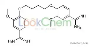 4-[4-(4-carbamimidoyl-2-methoxyphenoxy)butoxy]-3-methoxybenzenecarboximidamide