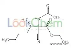 ethyl 2-acetamido-2-cyano-3-methylheptanoate