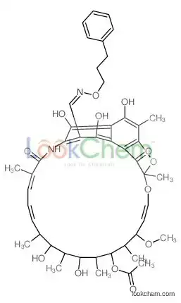 3-Formyl rifamycin SV O-3-phenylpropyl oxime