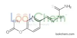 [6-[(E)-(carbamothioylhydrazinylidene)methyl]pyridin-3-yl] acetate