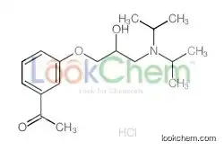 1-[3-[3-[di(propan-2-yl)amino]-2-hydroxypropoxy]phenyl]ethanone
