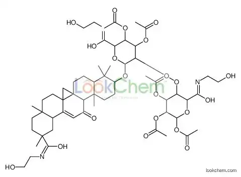 [2,3-diacetyloxy-5-[4,5-diacetyloxy-6-(2-hydroxyethylcarbamoyl)-2-[[11-(2-hydroxyethylcarbamoyl)-4,4,6a,6b,8a,11,14b-heptamethyl