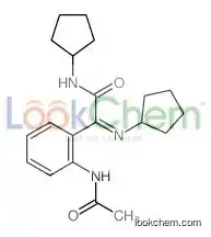 2-(2-acetamidophenyl)-N-cyclopentyl-2-cyclopentyliminoacetamide