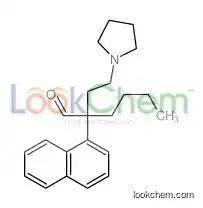 2-naphthalen-1-yl-2-(2-pyrrolidin-1-ylethyl)hexanal