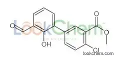 methyl 2-chloro-5-(3-formyl-2-hydroxyphenyl)benzoate