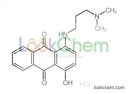 1-[3-(dimethylamino)propylamino]-4-hydroxyanthracene-9,10-dione,hydrochloride