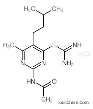 [2-acetamido-6-methyl-5-(3-methylbutyl)pyrimidin-4-yl] carbamimidothioate