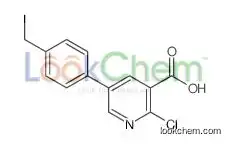 2-chloro-5-(4-ethylphenyl)pyridine-3-carboxylic acid