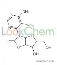 3-(5,6-diaminopyrimidin-4-yl)-6-hydroxy-5-(hydroxymethyl)-3a,5,6,6a-tetrahydrofuro[2,3-d][1,3]oxazole-2-thione