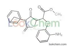 methyl 2-(2-aminophenyl)sulfanyl-2-(3-benzyl-4-oxo-2-sulfanylidene-1,3-thiazolidin-5-yl)acetate