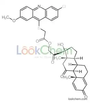 [2-[(8S,9S,10S,13S,14S,17R)-17-hydroxy-10,13-dimethyl-3,11-dioxo-6,7,8,9,12,14,15,16-octahydrocyclopenta[a]phenanthren-17-yl]-2-