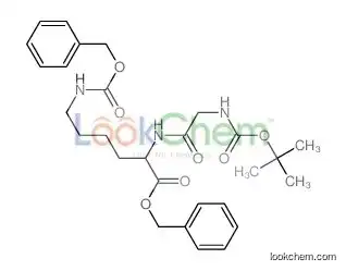benzyl 2-[[2-[(2-methylpropan-2-yl)oxycarbonylamino]acetyl]amino]-6-(phenylmethoxycarbonylamino)hexanoate