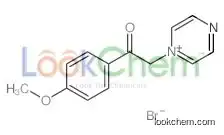 1-(4-methoxyphenyl)-2-pyrazin-1-ium-1-ylethanone,bromide