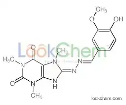 8-[2-[(Z)-(3-methoxy-4-oxocyclohexa-2,5-dien-1-ylidene)methyl]hydrazinyl]-1,3,7-trimethylpurine-2,6-dione