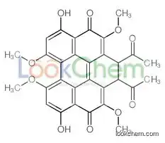 1,2-diacetyl-4,11-dihydroxy-3,7,8,12-tetramethoxy-1,2-dihydrobenzo[ghi]perylene-5,10-dione
