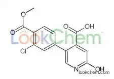 5-(3-chloro-4-methoxycarbonylphenyl)-2-oxo-1H-pyridine-4-carboxylic acid