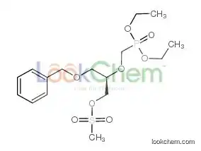 Phosphonic acid, [[1-[[(methylsulfonyl)oxy]methyl]-2-(phenylmethoxy)ethoxy]methyl]-, diethyl ester-R