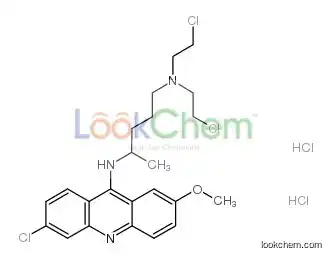 1-N,1-N-bis(2-chloroethyl)-4-N-(6-chloro-2-methoxyacridin-9-yl)pentane-1,4-diamine,dihydrochloride