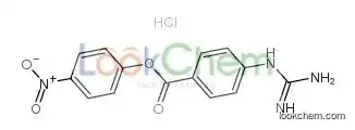 (4-nitrophenyl) 4-(diaminomethylideneamino)benzoate,hydrochloride