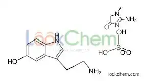 3-(2-aminoethyl)-1H-indol-5-ol,2-amino-3-methyl-4H-imidazol-5-one,sulfuric acid