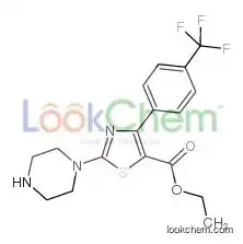 ETHYL 2-PIPERAZINE-4-(4-TRIFLUOROMETHYL)PHENYL THIAZOLE-5-CARBOXYLATE