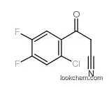 3-(2-chloro-4,5-difluorophenyl)-3-oxopropanenitrile