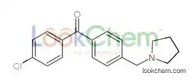 (4-chlorophenyl)-[4-(pyrrolidin-1-ylmethyl)phenyl]methanone
