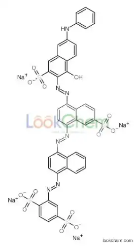 tetrasodium,2-[[4-[[4-[(2E)-2-(6-anilino-1-oxo-3-sulfonatonaphthalen-2-ylidene)hydrazinyl]-7-sulfonatonaphthalen-1-yl]diazenyl]n
