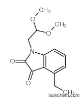1-(2,2-dimethoxyethyl)-4-ethylindole-2,3-dione