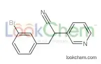 3-(3-bromophenyl)-2-pyridin-3-ylpropanenitrile
