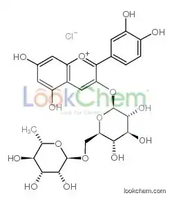 (2R,3R,4R,5R,6S)-2-[[(2R,3S,4S,5R,6S)-6-[2-(3,4-dihydroxyphenyl)-5,7-dihydroxychromenylium-3-yl]oxy-3,4,5-trihydroxyoxan-2-yl]me