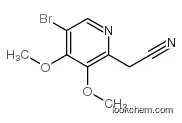 2-(5-bromo-3,4-dimethoxypyridin-2-yl)acetonitrile