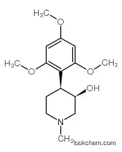 3-PIPERIDINOL, 1-METHYL-4-(2,4,6-TRIMETHOXYPHENYL)-, CIS-(+)-