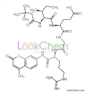 5-[[2-[[5-(diaminomethylideneamino)-2-[(4-methyl-2-oxochromen-7-yl)amino]pentanoyl]amino]-2-oxoethyl]amino]-4-[[3-methyl-2-[(2-m
