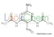 N-(6-acetamido-2-amino-5-nitrosopyrimidin-4-yl)acetamide