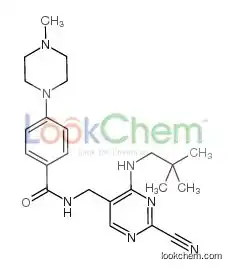 N-[[2-cyano-4-(2,2-dimethylpropylamino)pyrimidin-5-yl]methyl]-4-(4-methylpiperazin-1-yl)benzamide