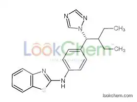 N-[4-[(1R)-2-ethyl-1-(1,2,4-triazol-1-yl)butyl]phenyl]-1,3-benzothiazol-2-amine